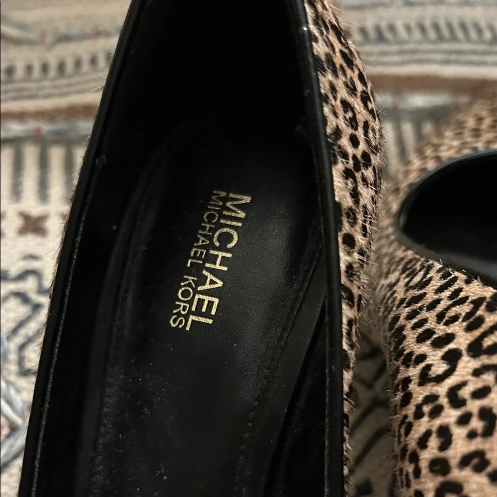 Michael Kors Leopard Print Heels - Picture 2 of 9